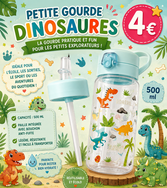 Petite gourde Dinosaures
