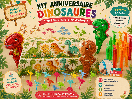 Kit anniversaire Dinosaures - 44 pièces