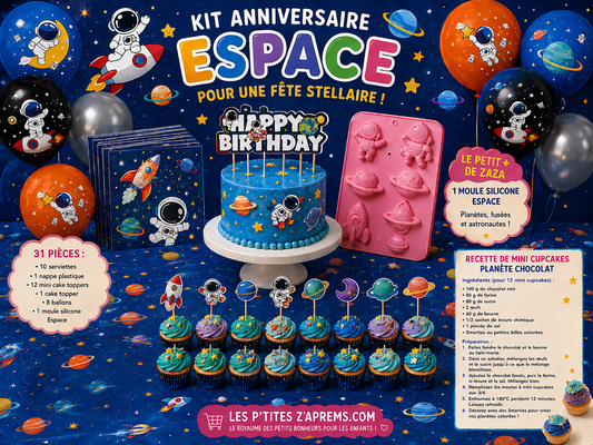 Kit anniversaire Espace ( 33 pièces )