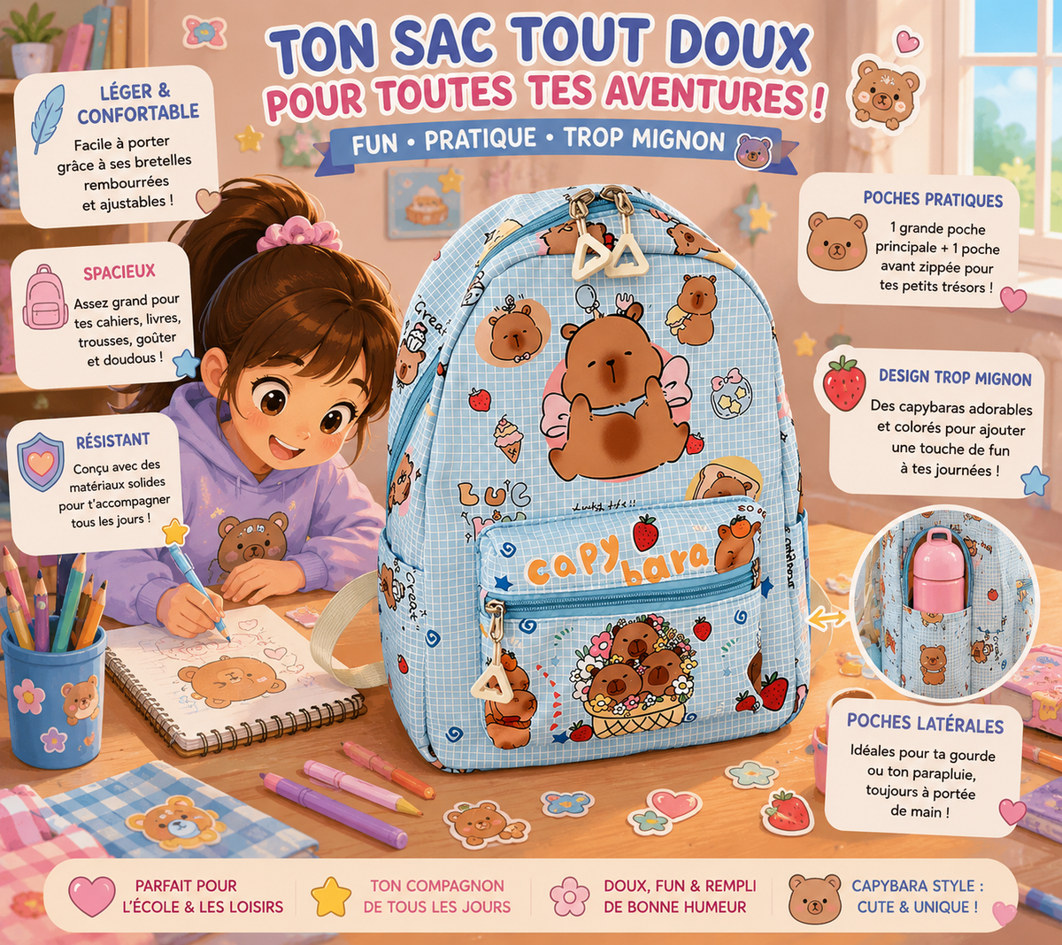 Sac à dos Capybara