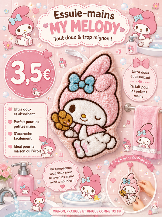 essuie mains My Melody