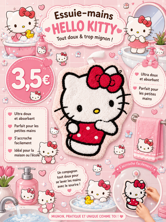 Essuie mains Hello Kitty