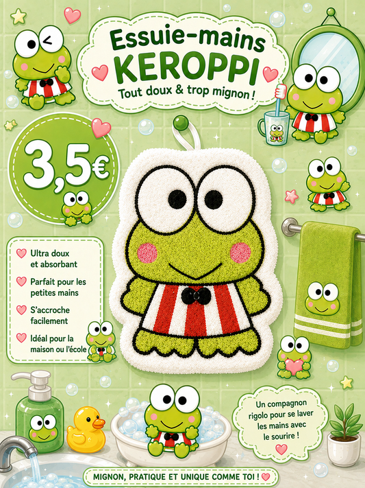 Essuie mains Keroppi