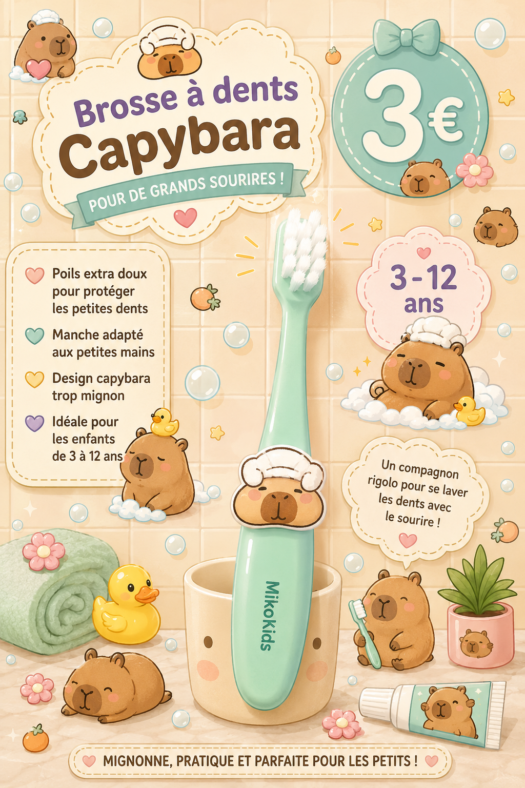 Brosse à dents Capybara