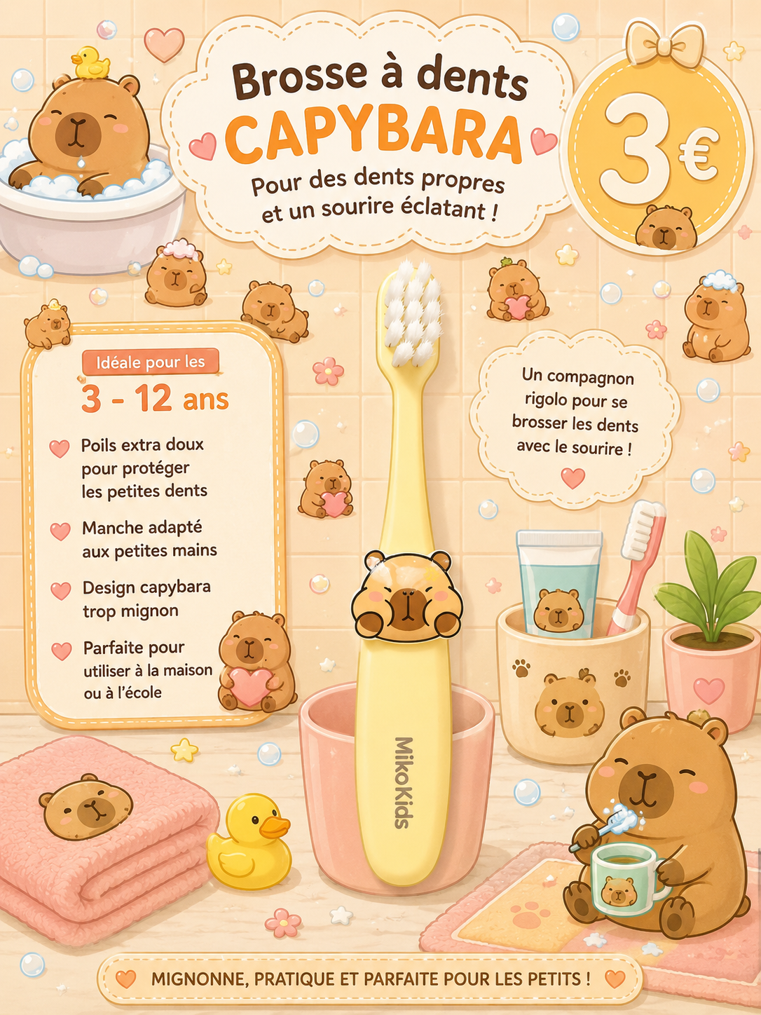 Brosse à dents Capybara