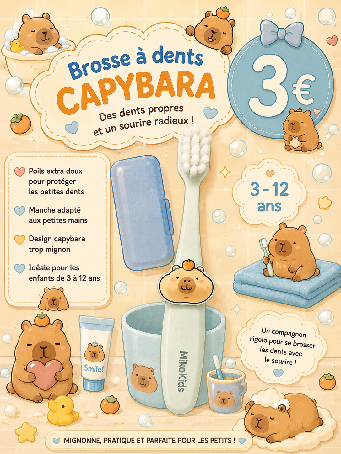 Brosse à dents Capybara