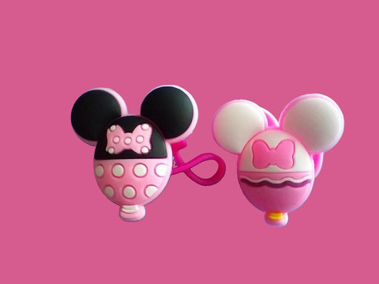 2 bouchons de paille Minnie