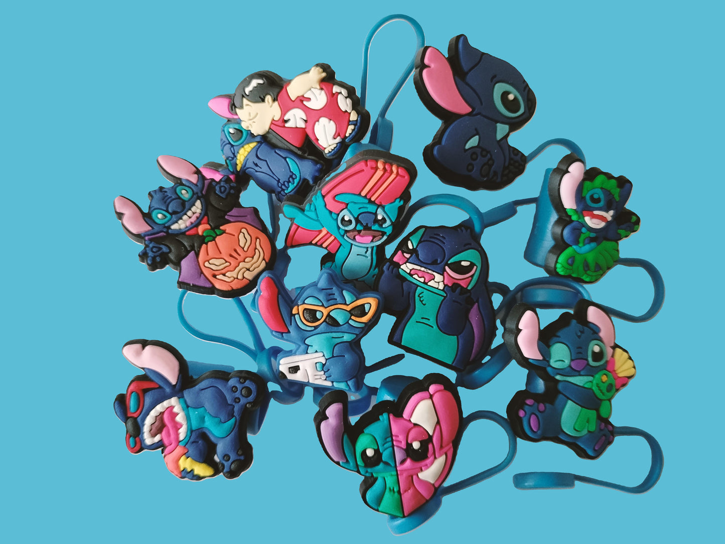 10  Bouchons de pailles STITCH