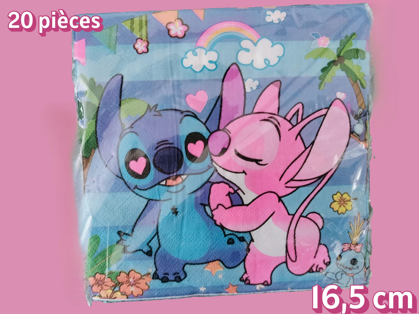 Kit Anniversaire Stitch & Angel ( 109 pièces )