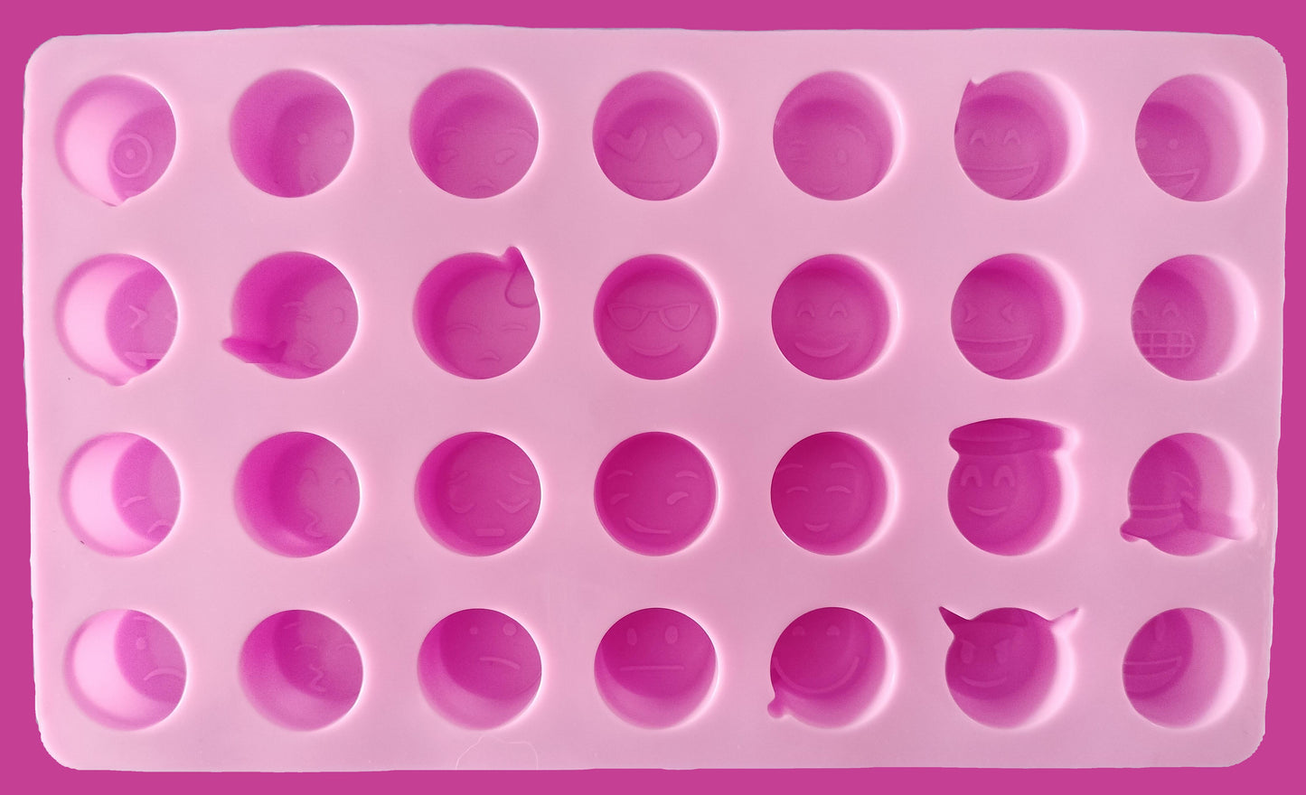 Moule silicone Smiley