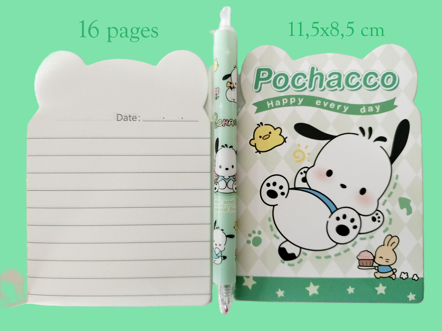P'tit lot papeterie Pochacco ( Hello Kitty and friends )