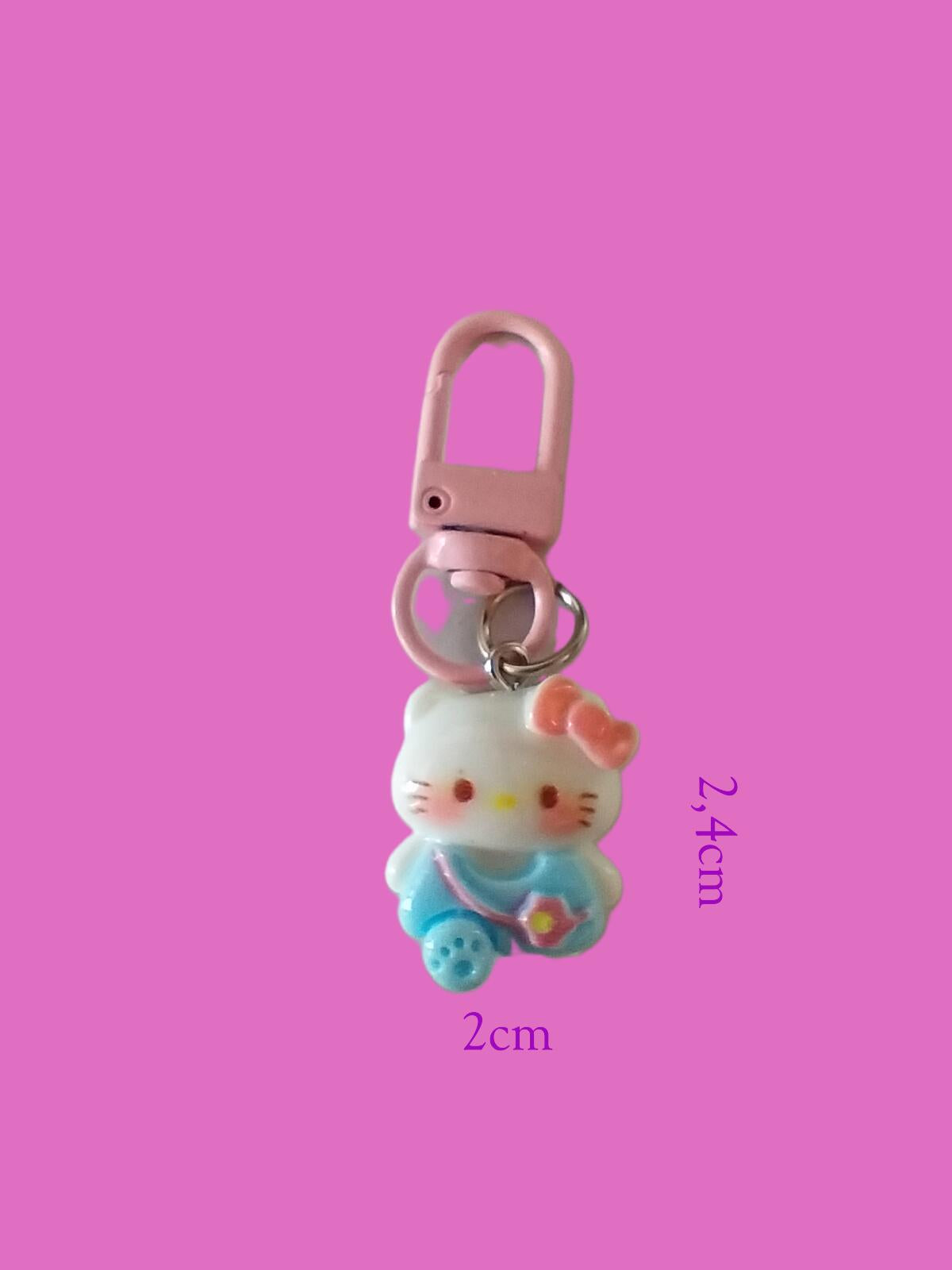 Mini breloque porte clés Hello Kitty