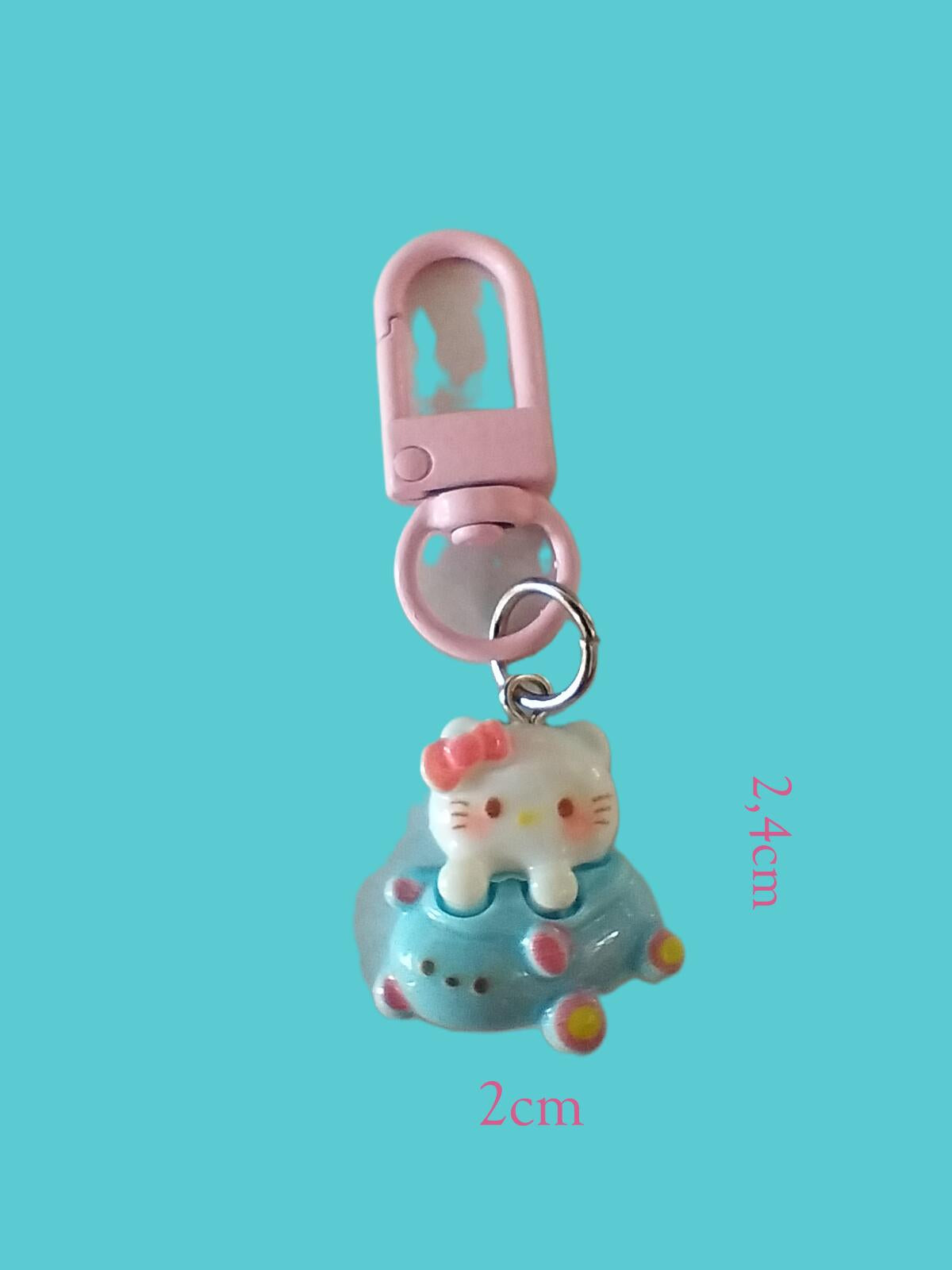 Mini breloque porte clés Hello Kitty