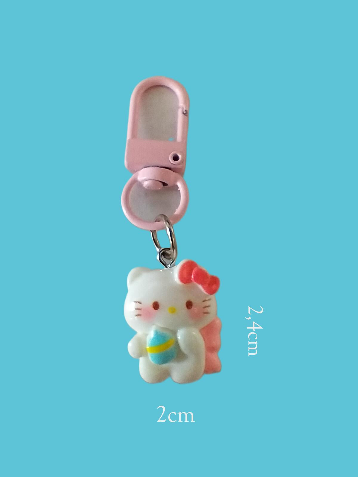 Mini breloque porte clés Hello Kitty