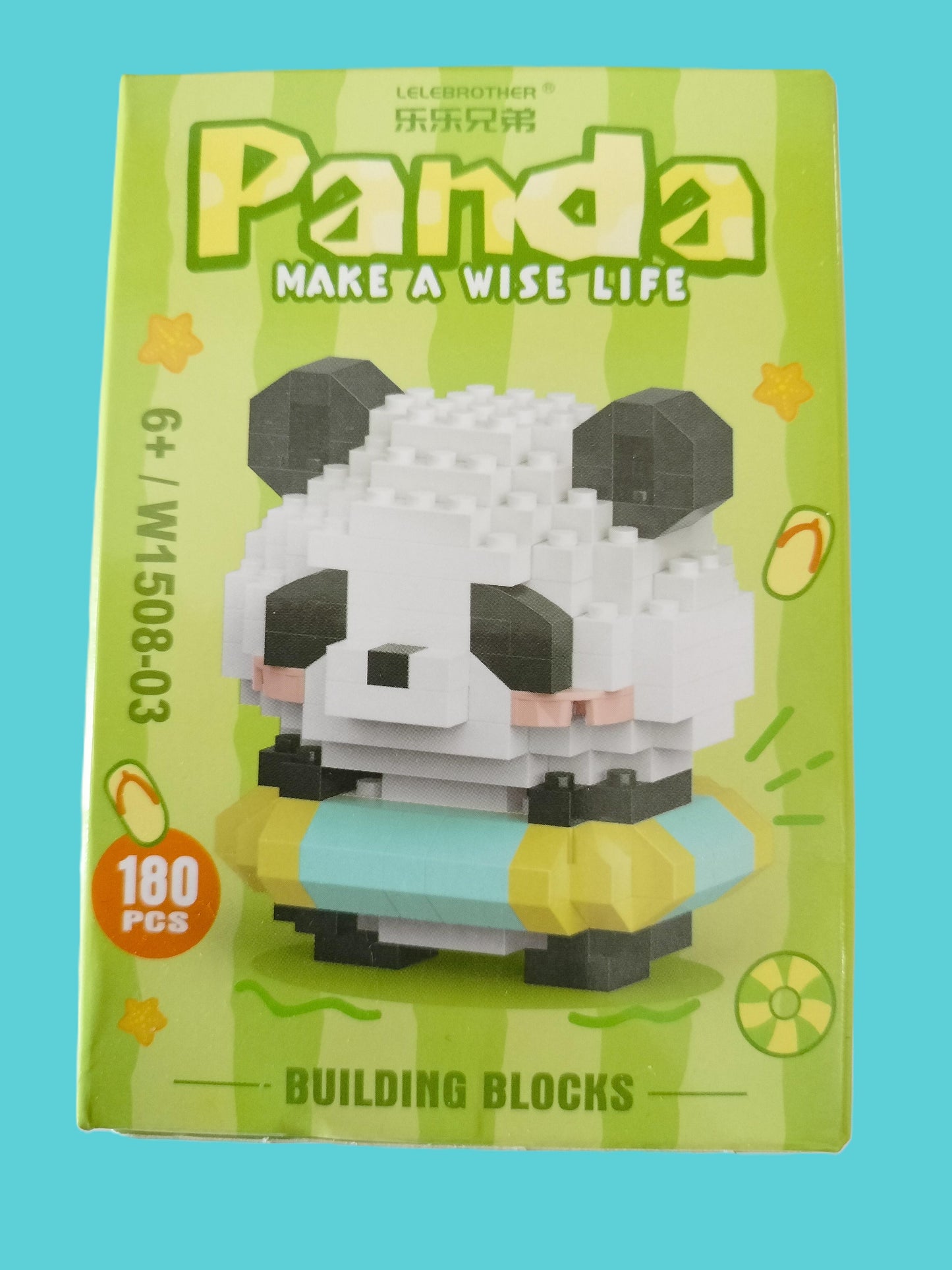 Mini bricks de construction Panda et sa bouée 🐼