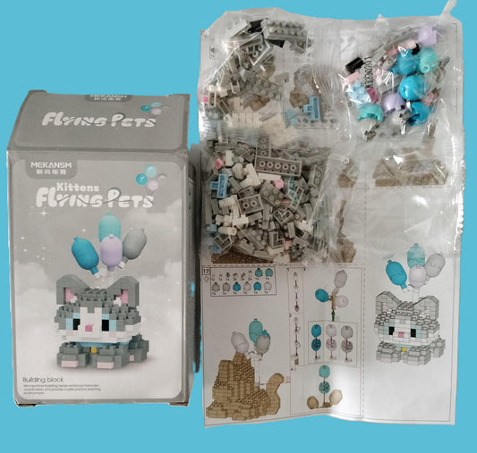Mini bricks Chat gris