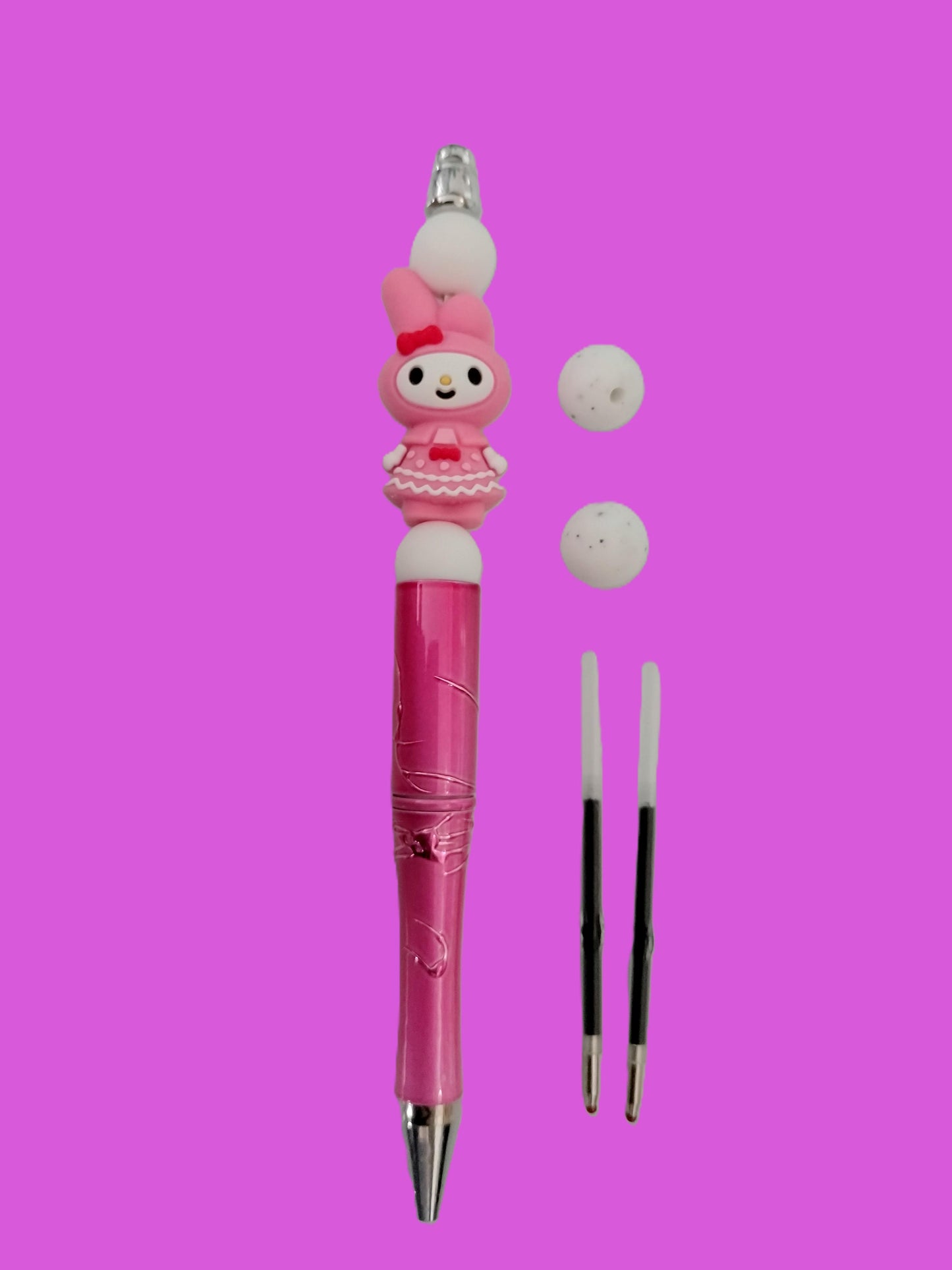Stylo bille créatif My Melody + 2 recharges d' encre