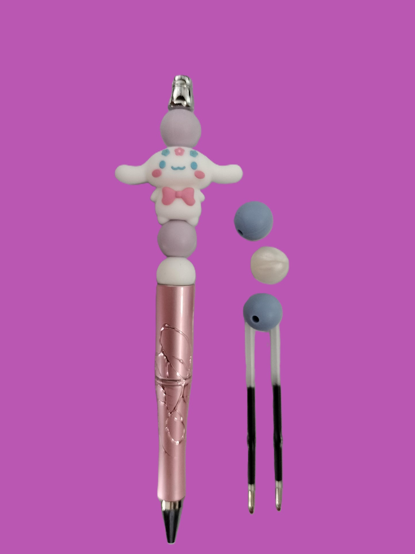 Stylo bille créatif Cinnamoroll + 2 recharges d 'encre