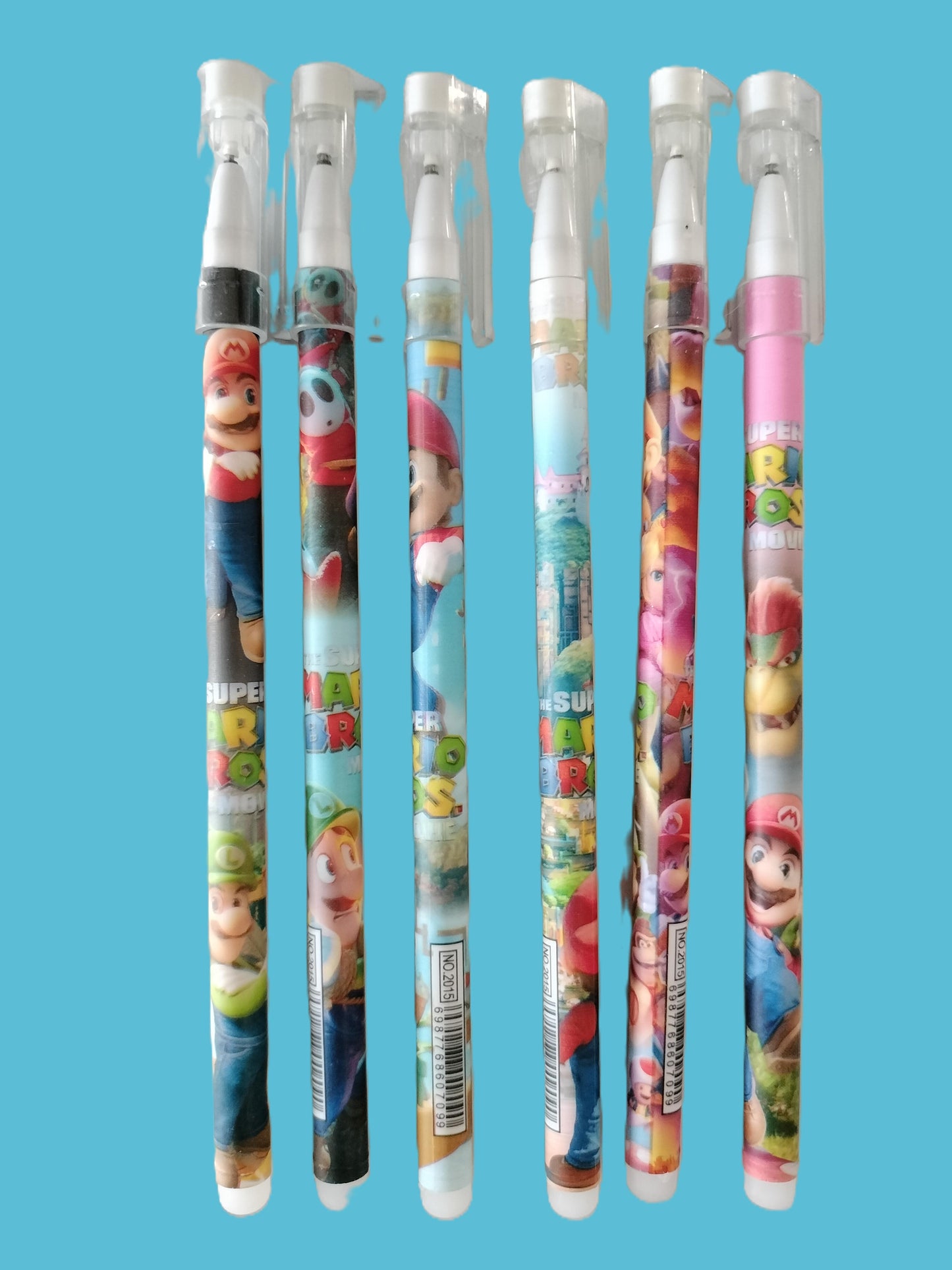 6 stylos effaçables Super Mario World