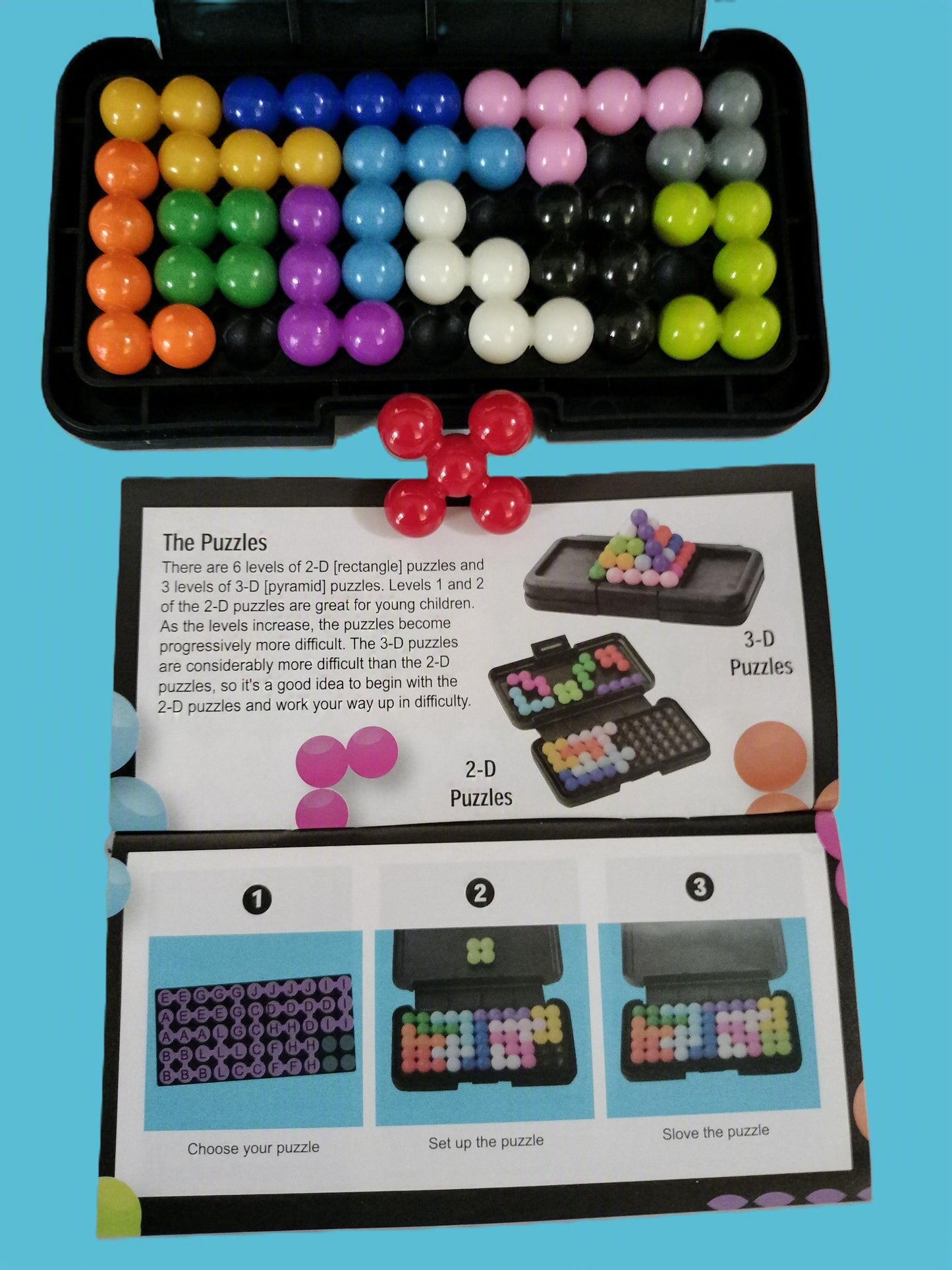 Jeu de logique 2D & 3D , 200 défis