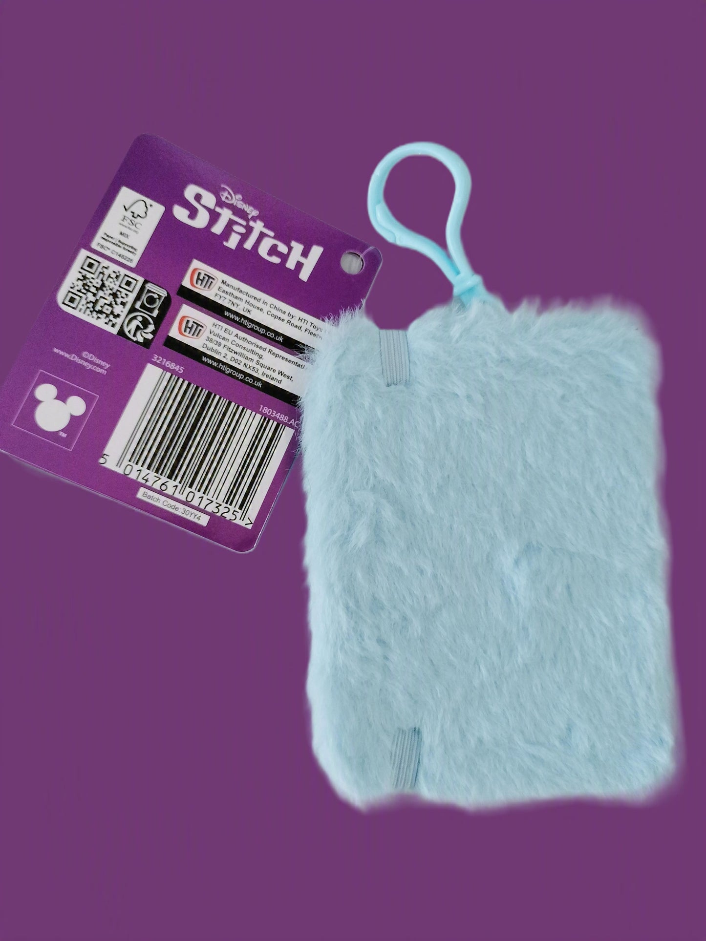 Petit carnet Stitch couverture fluffy