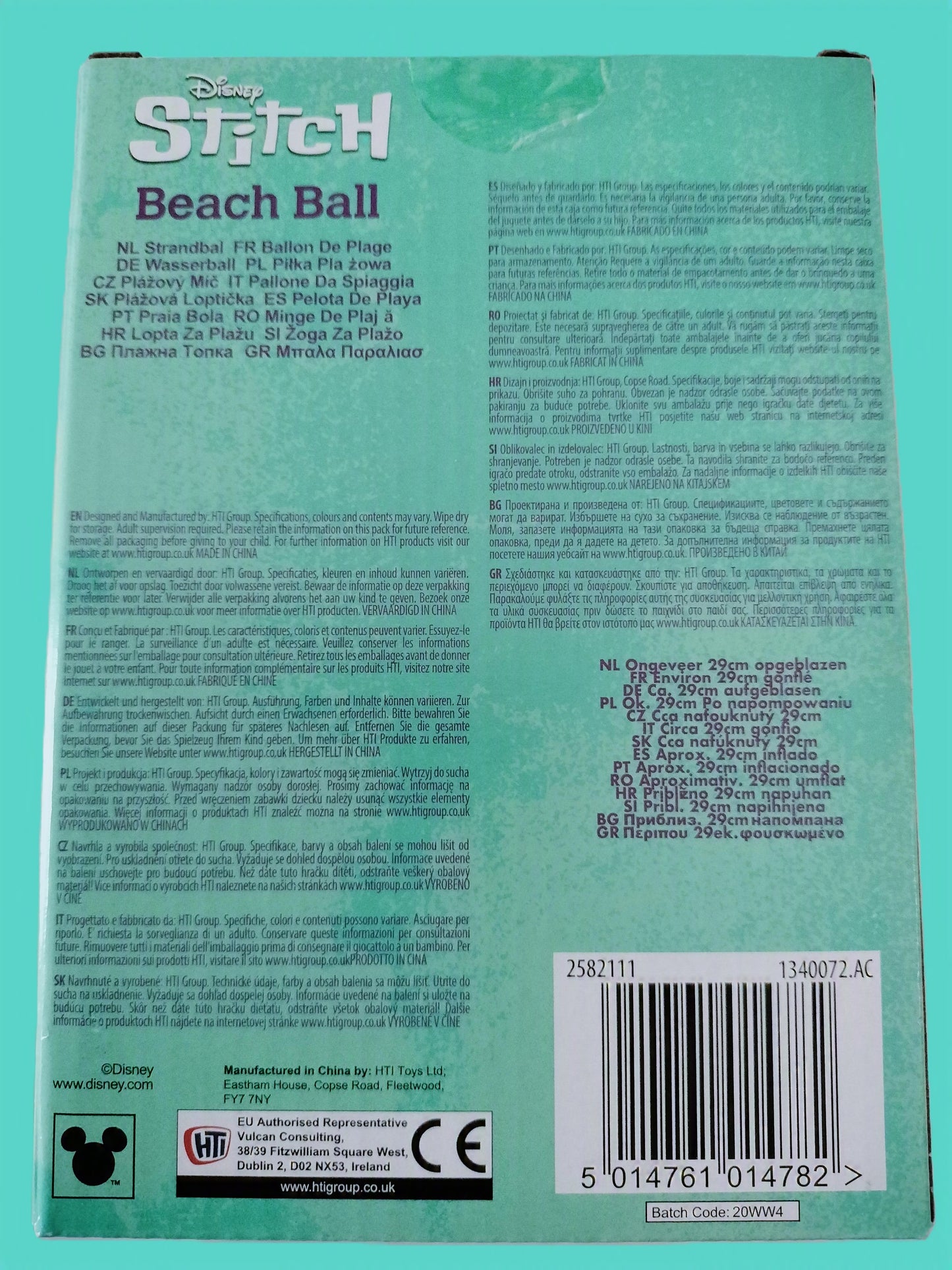 Ballon de plage gonflable - Stitch