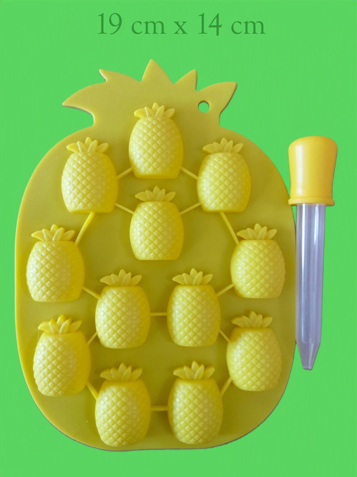Moule silicone Ananas + 1 pipette