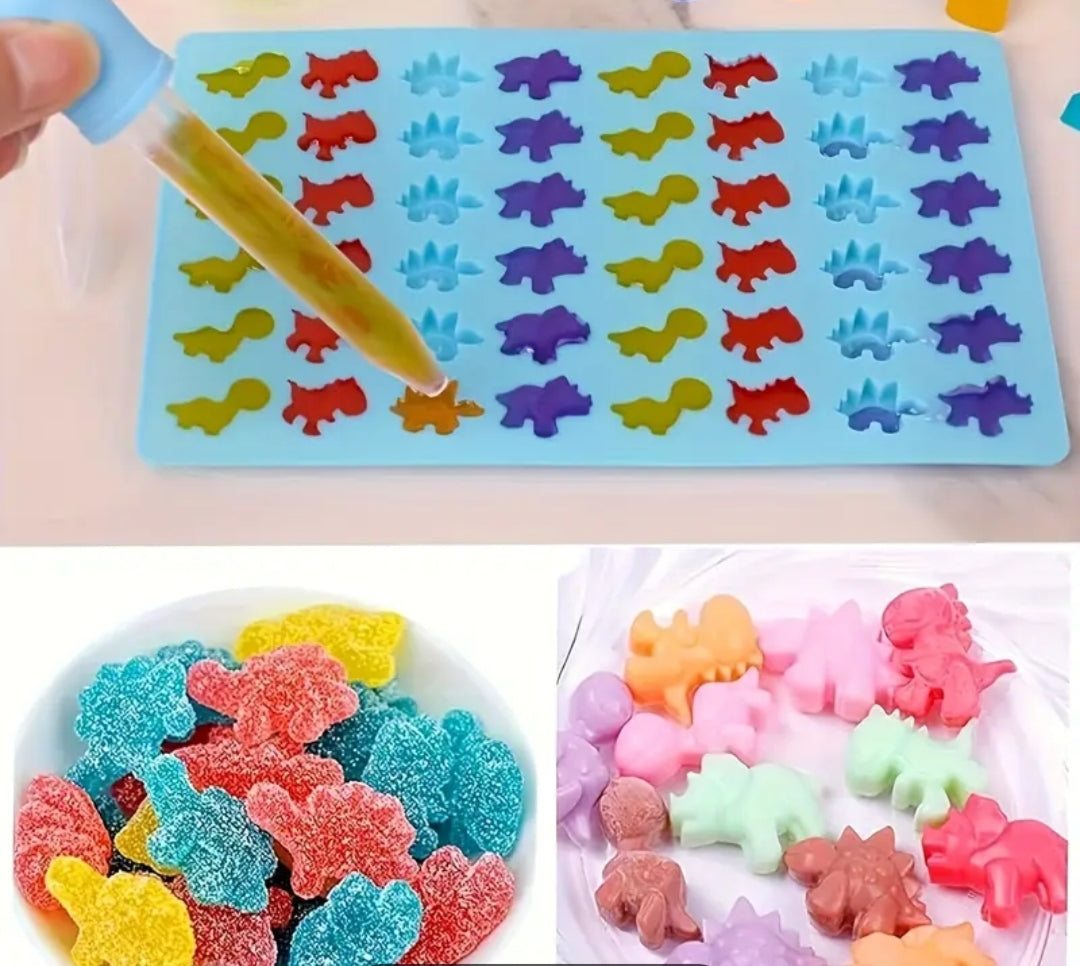 moule mini dinoZaures BLEU