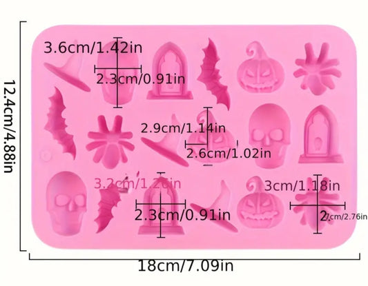 moule à bonbons - chocolats halloween