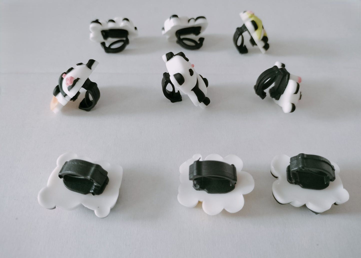 9 charms pour lacets Pandas