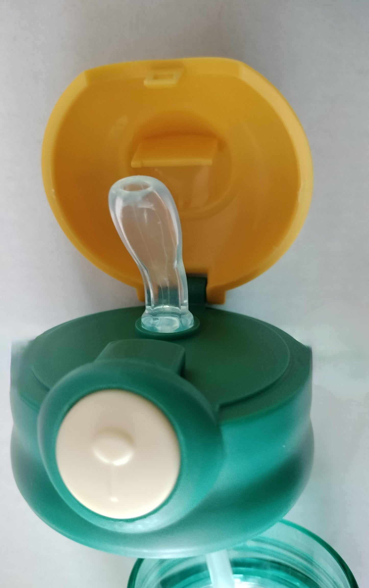 Gourde plastique Dinosaures + 1 goupillon de nettoyage