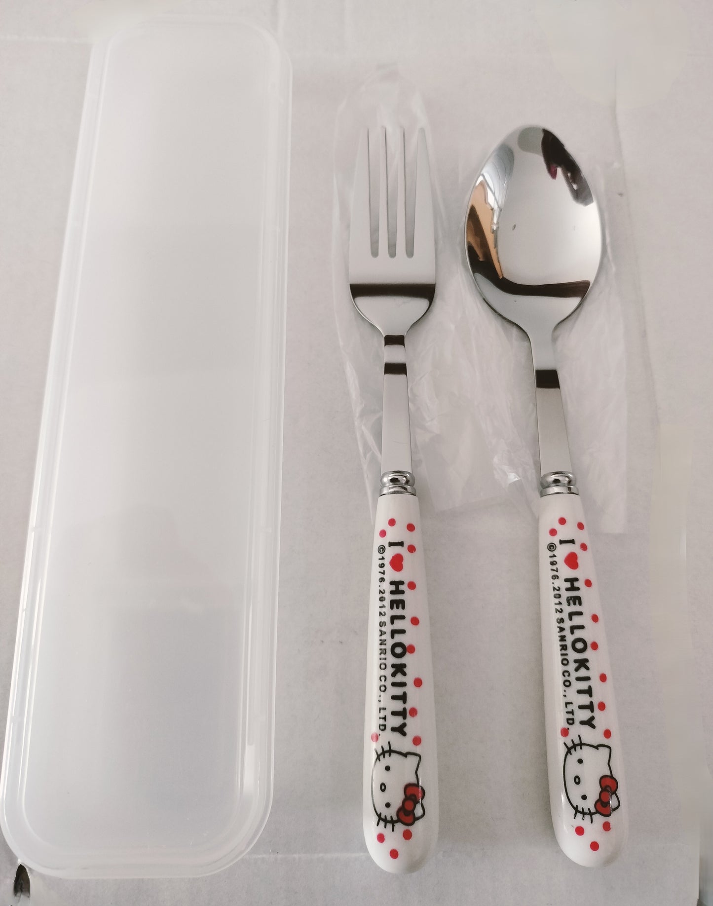 Boite 2 couverts Hello Kitty