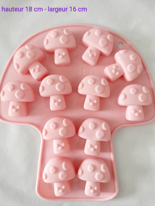 Moule silicone Champignons pour bonbons / chocolats