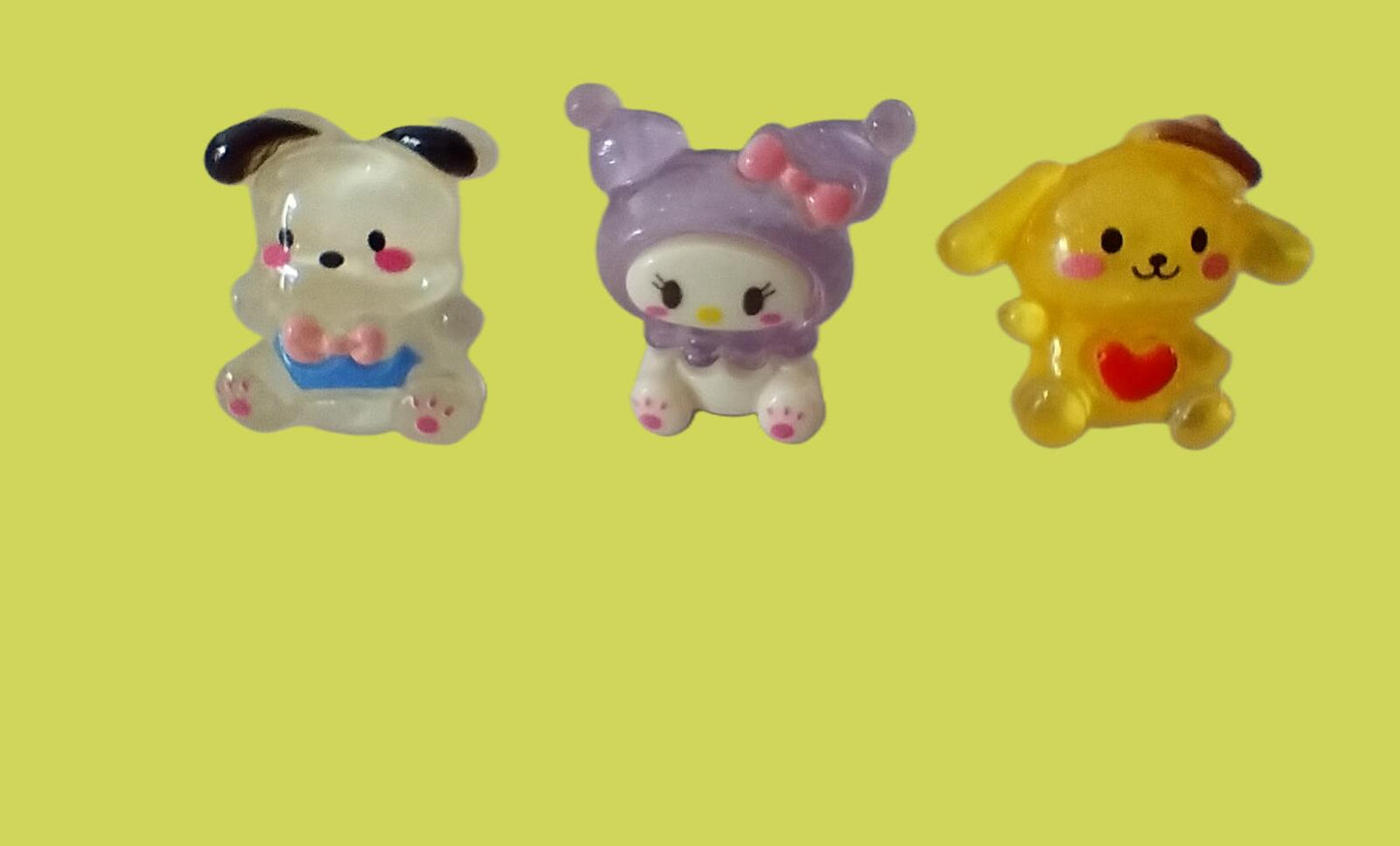 6 charms pour lacets Hello kitty and friends
