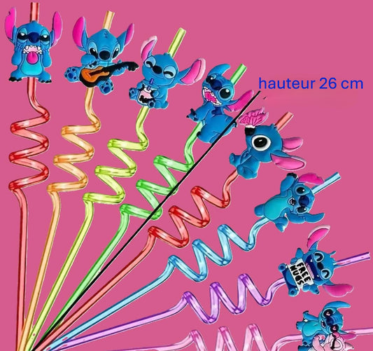 2 Pailles torsadées STITCH