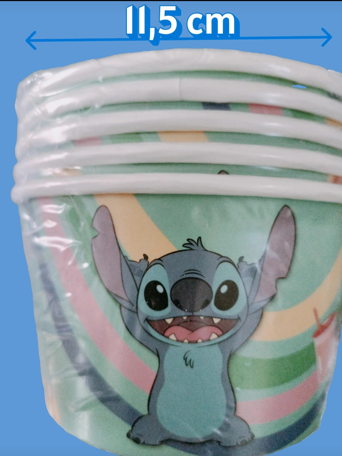 5 pots à snacks Stitch