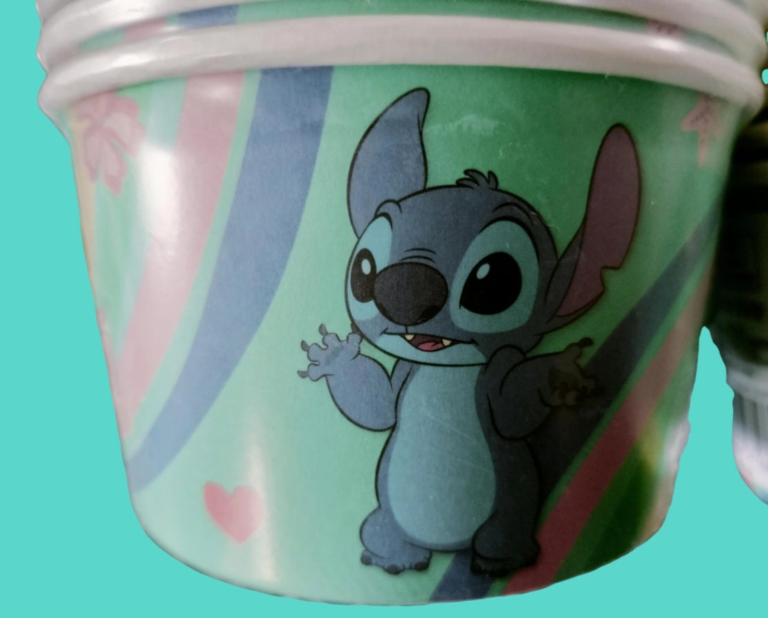 5 pots à snacks Stitch
