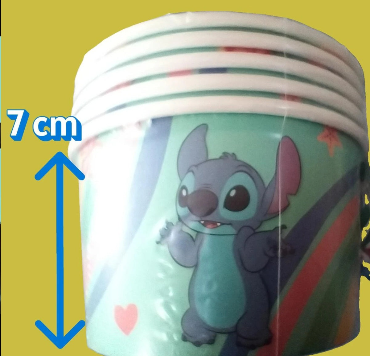 5 pots à snacks Stitch