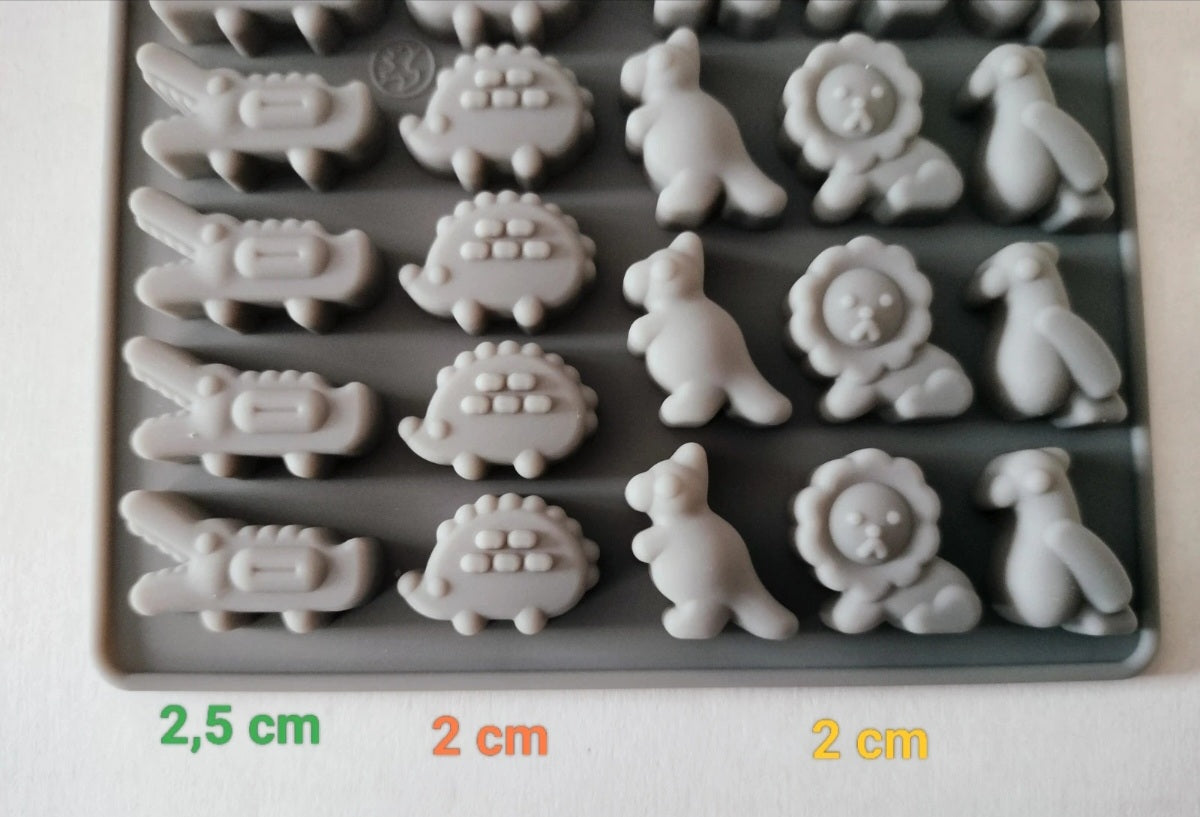 Moule silicone Mini Animaux
