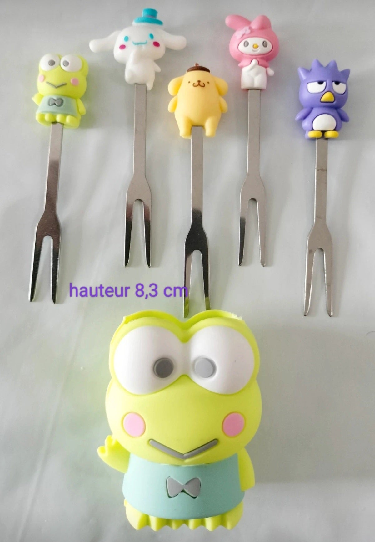 5 piques à fruits / fromages / légumes Keroppi Sanrio
