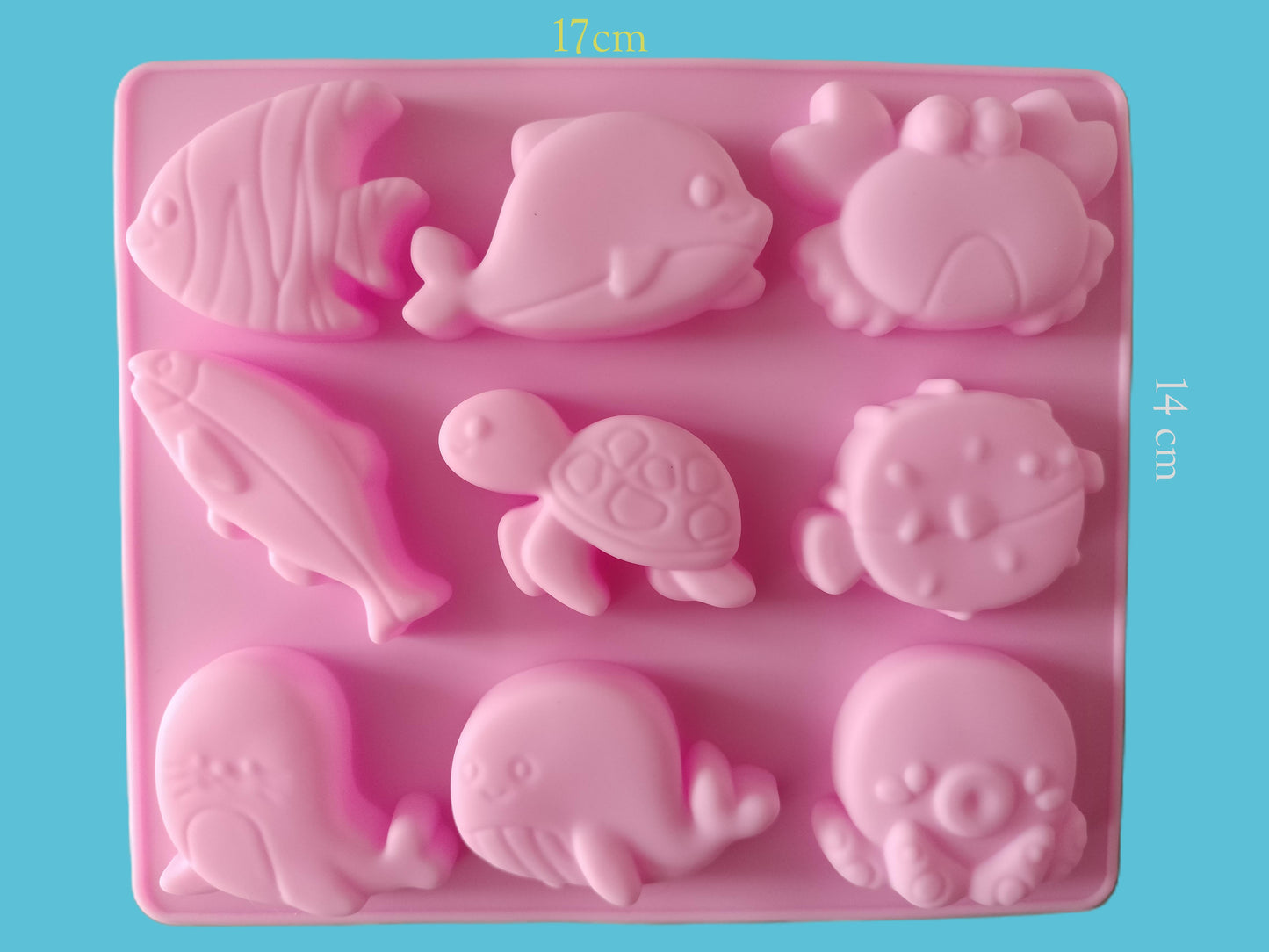 Moule silicone Animaux marins