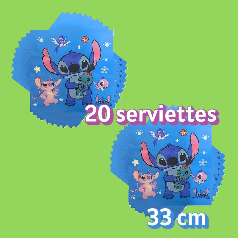 Maxi kit anniversaire Stitch n°1 ( 128 pièces )