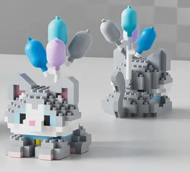 Mini bricks Chat gris