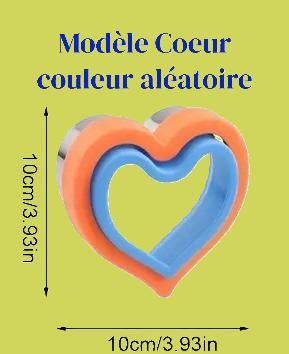 Emporte-pièce et scelleur de sandwich forme Coeur