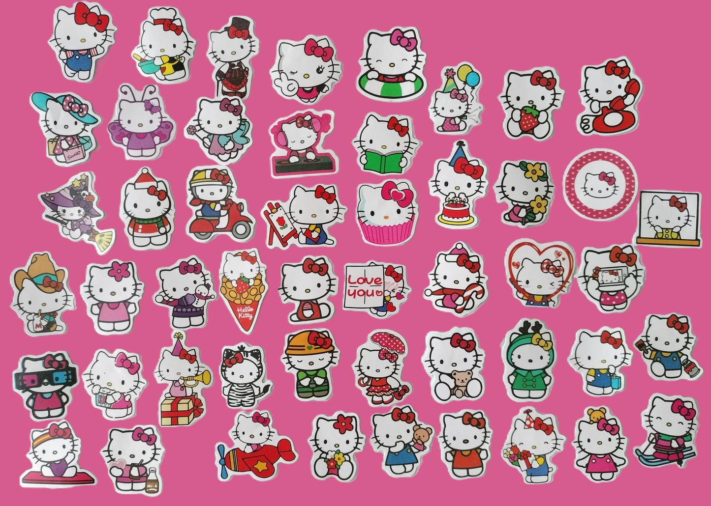 50 stickers Hello Kitty