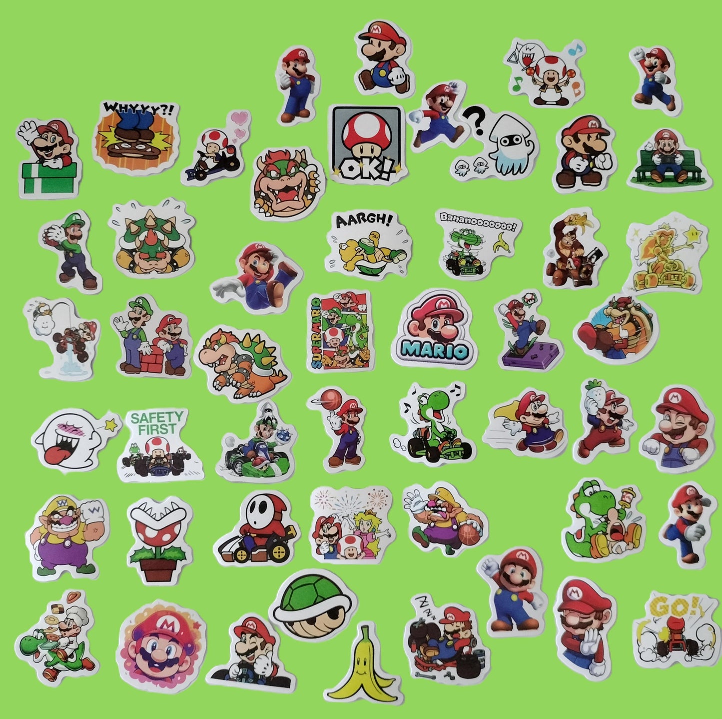 51 stickers Super Mario World