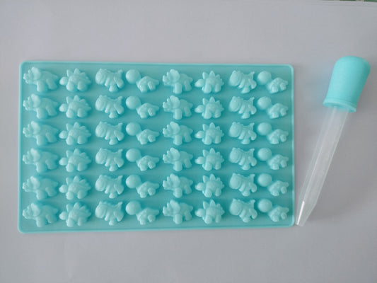 moule mini dinoZaures BLEU