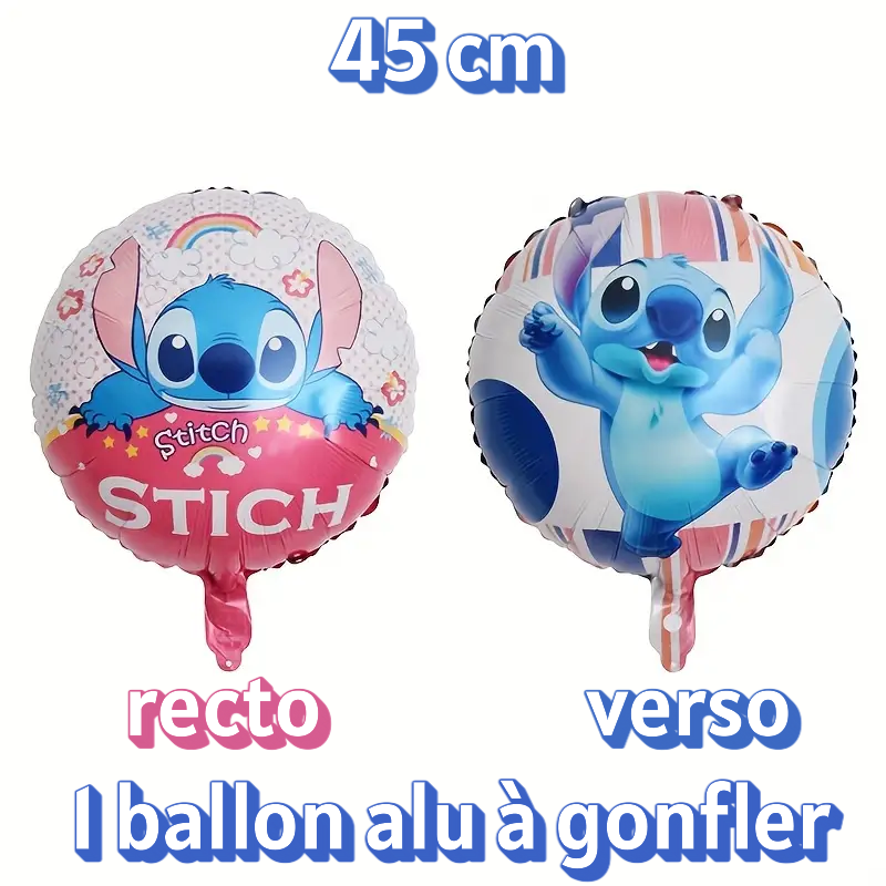 Kit Anniversaire Stitch & Angel ( 109 pièces )