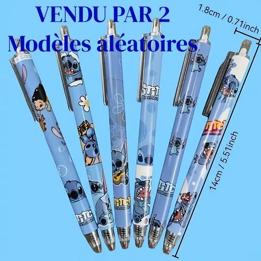 Lot de 2 stylos STITCH